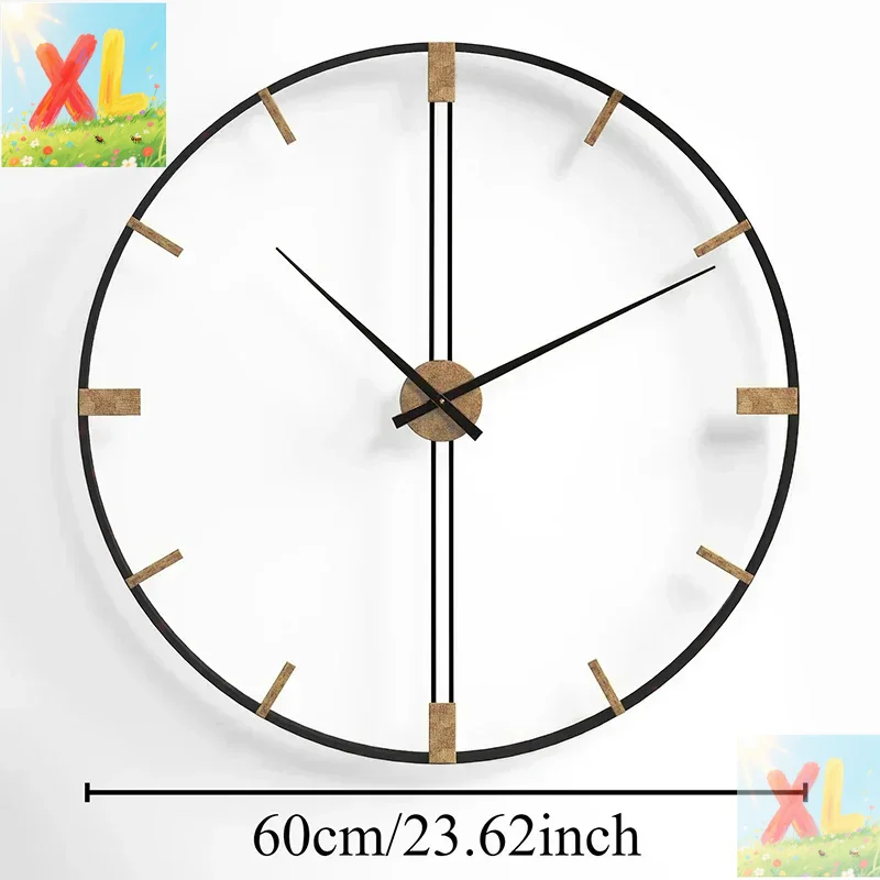 Nordic Wall Clocks Metal Wall  - Luxury Watch Wall Clock 리뷰 및 가격