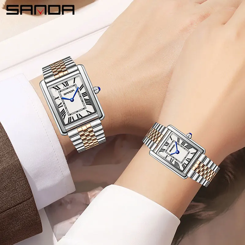 SANDA Couple Tank Quartz Watch - Luxury Watch Cartier 리뷰 및 가격