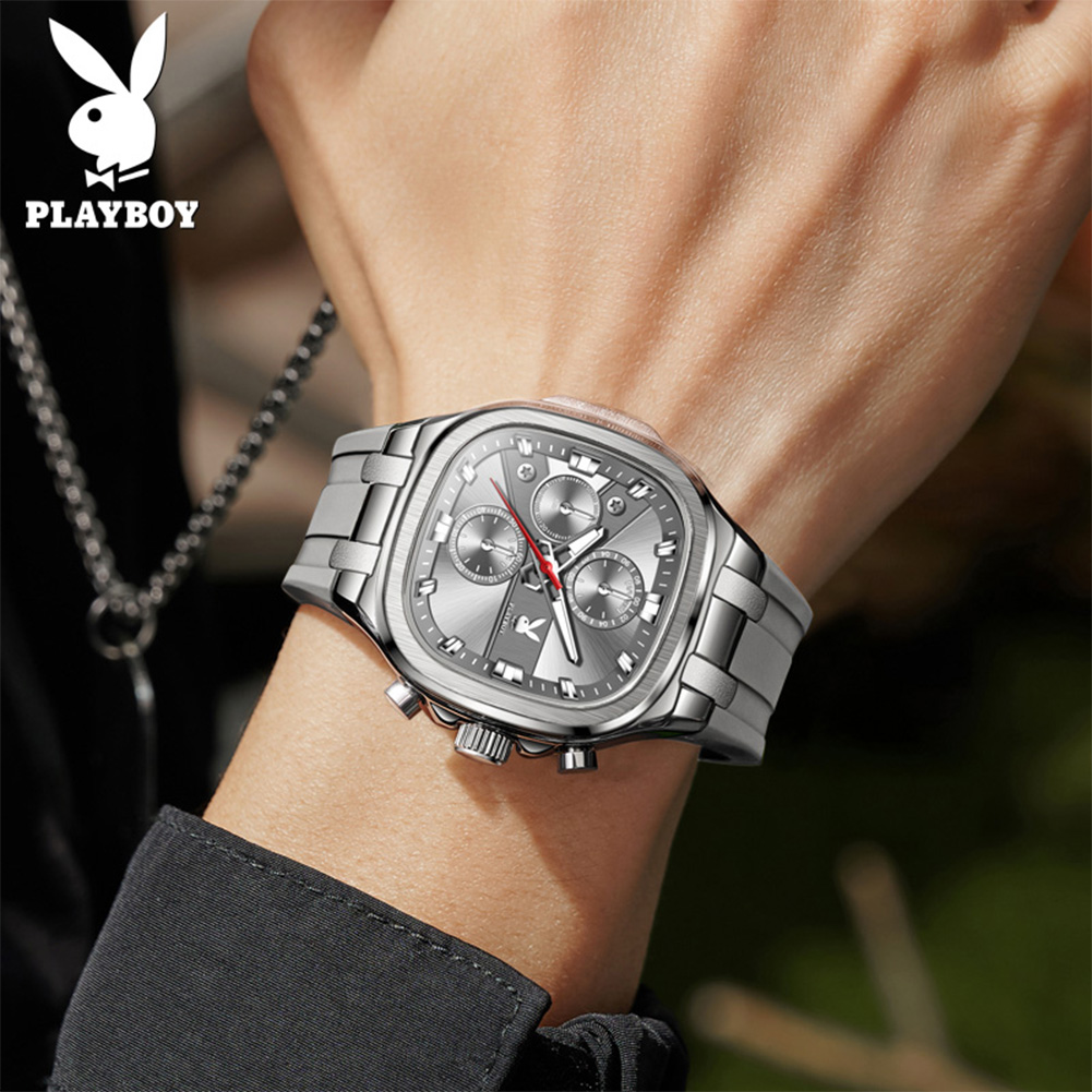 PLAYBOY 3076 Brand original au - Luxury Watch With Rubber Strap 리뷰 및 가격