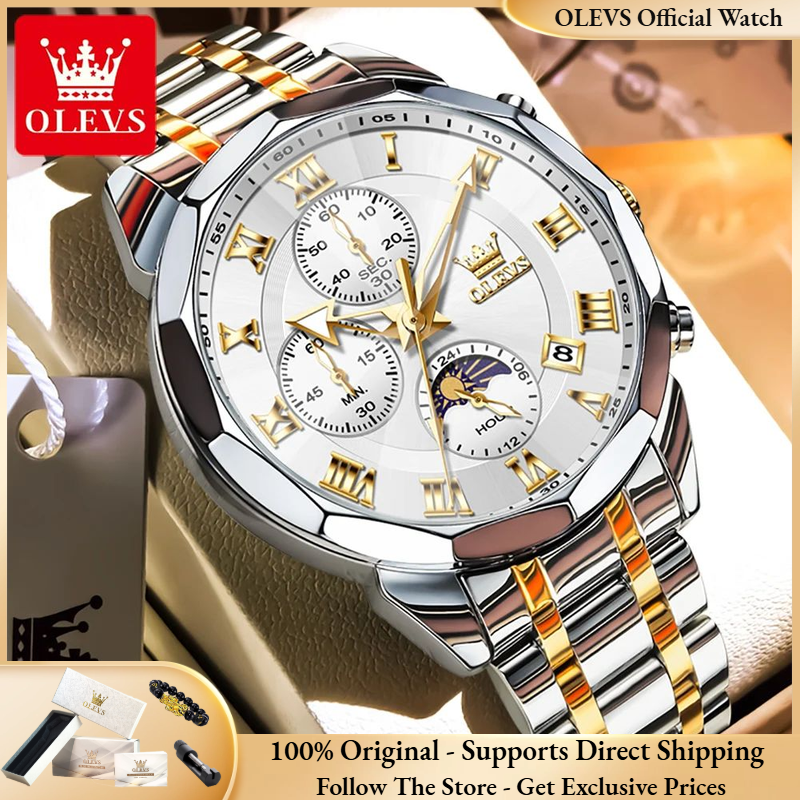 OLEVS 3675 Men Watch Top Origi - Luxury Watch Hd 리뷰 및 가격