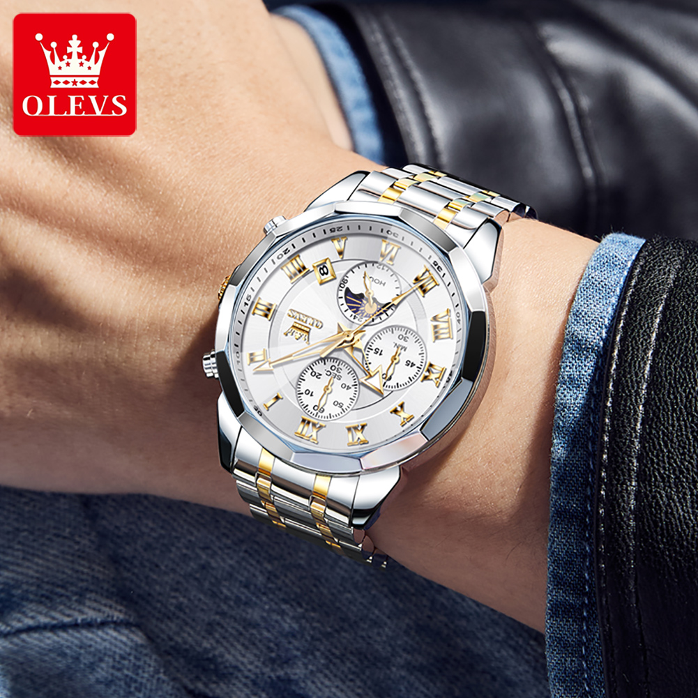 OLEVS 3675 Men Watch Top Origi - Luxury Watch Hd 리뷰 및 가격