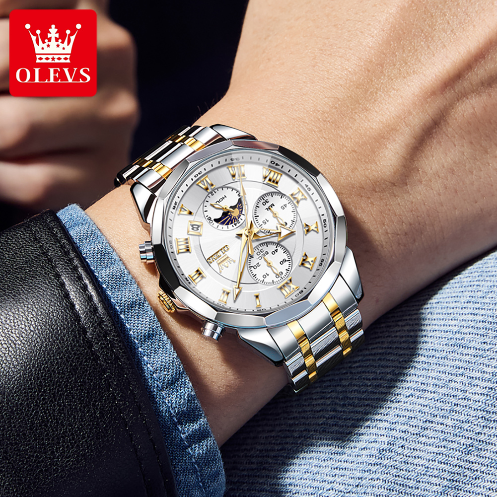 OLEVS 3675 Men Watch Top Origi - Luxury Watch Hd 리뷰 및 가격