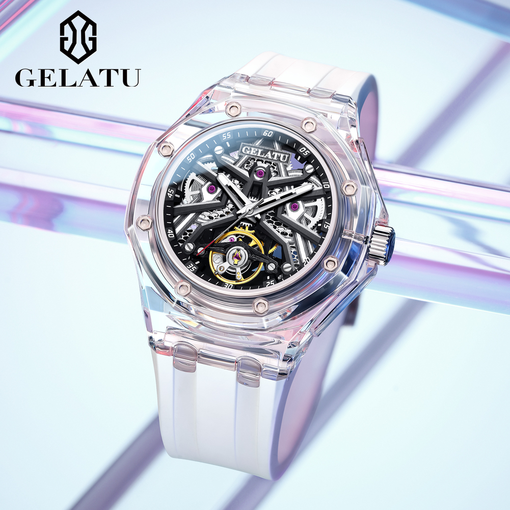 GELATU 8002 Automatic Mechanic - Luxury Watch With Leather Strap 리뷰 및 가격