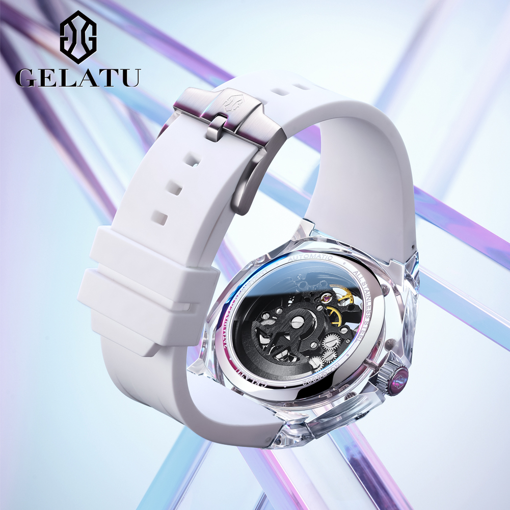 GELATU 8002 Automatic Mechanic - Luxury Watch With Leather Strap 리뷰 및 가격