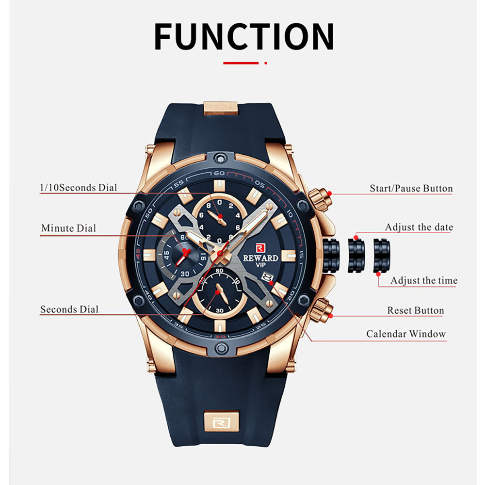 2023 New REWARD Mens Watches B - Luxury Watch Low Price 리뷰 및 가격