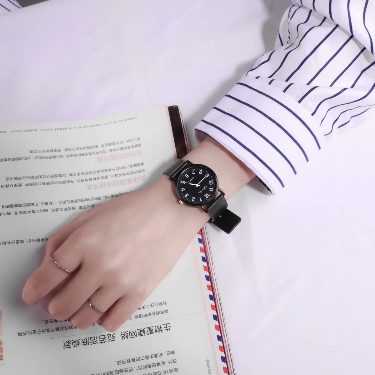Simple Black Watch Quartz Watc - Luxury Watch Deals 리뷰 및 가격