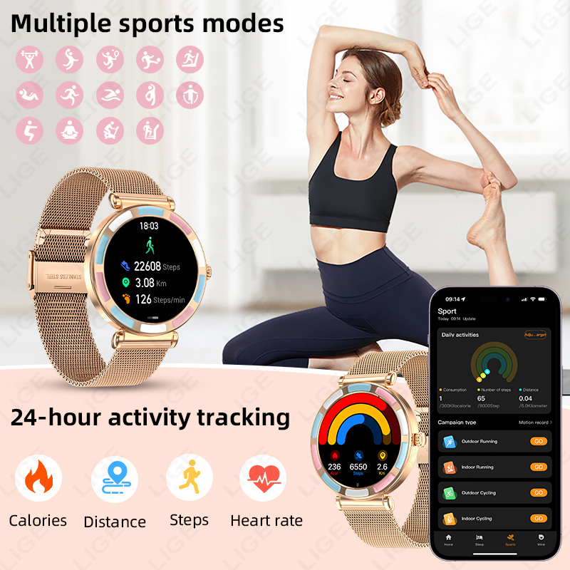 2026 LIGE Luxury Smart Watch F - Luxury Watch Hd 리뷰 및 가격